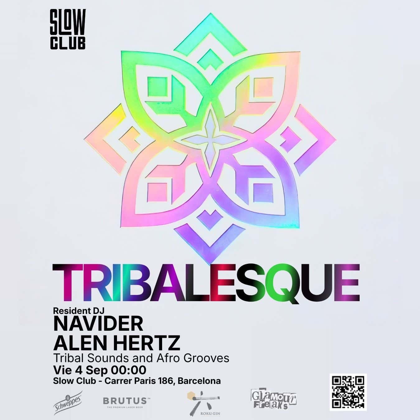 Flyer de Tribalesque pres. Navider + Alen Hertz