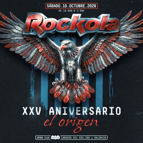 Cartel de ROCKOLA 25 ANIVERSARIO "EL ORIGEN"