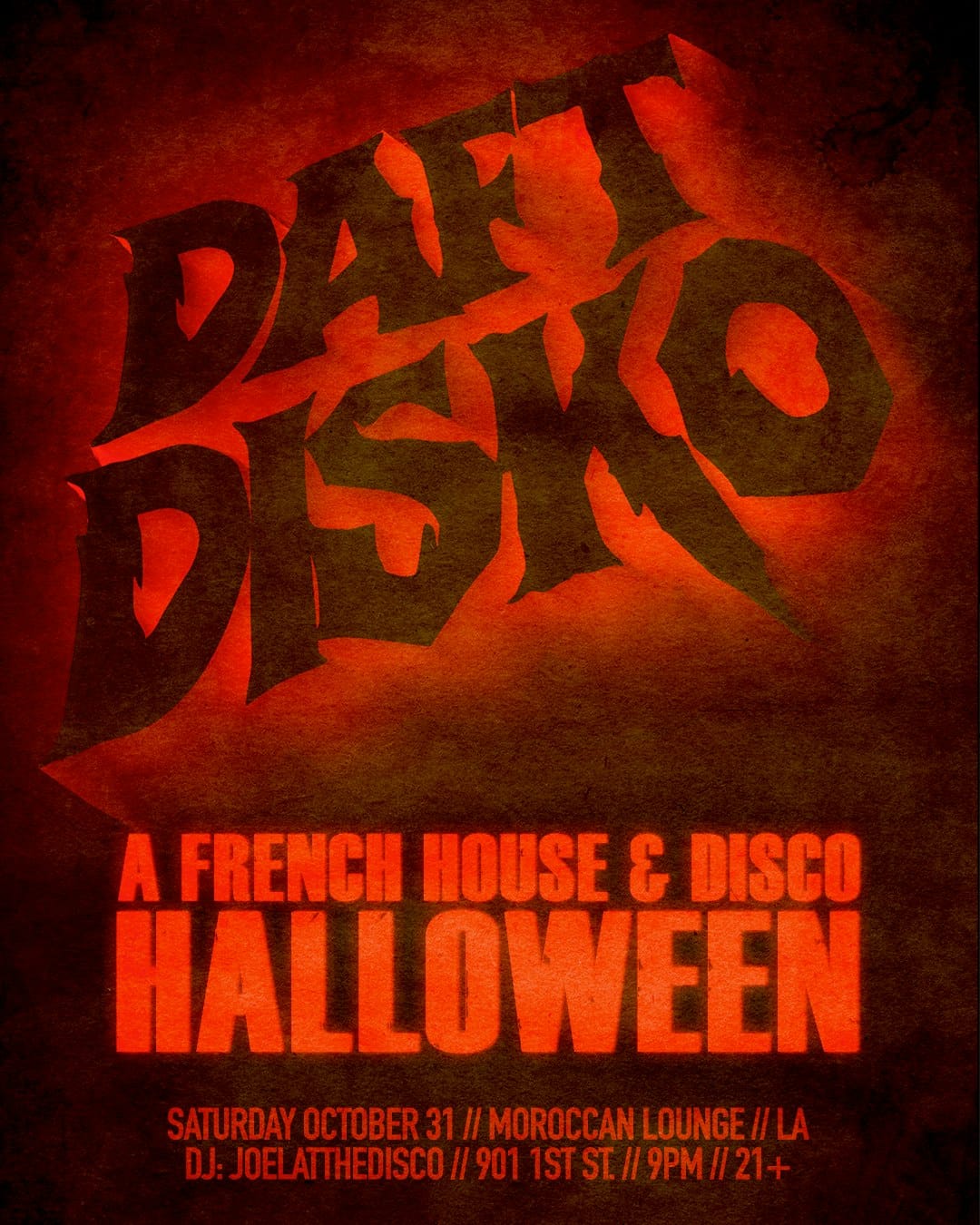 Daft Disko Halloween: A French House & Disco Party