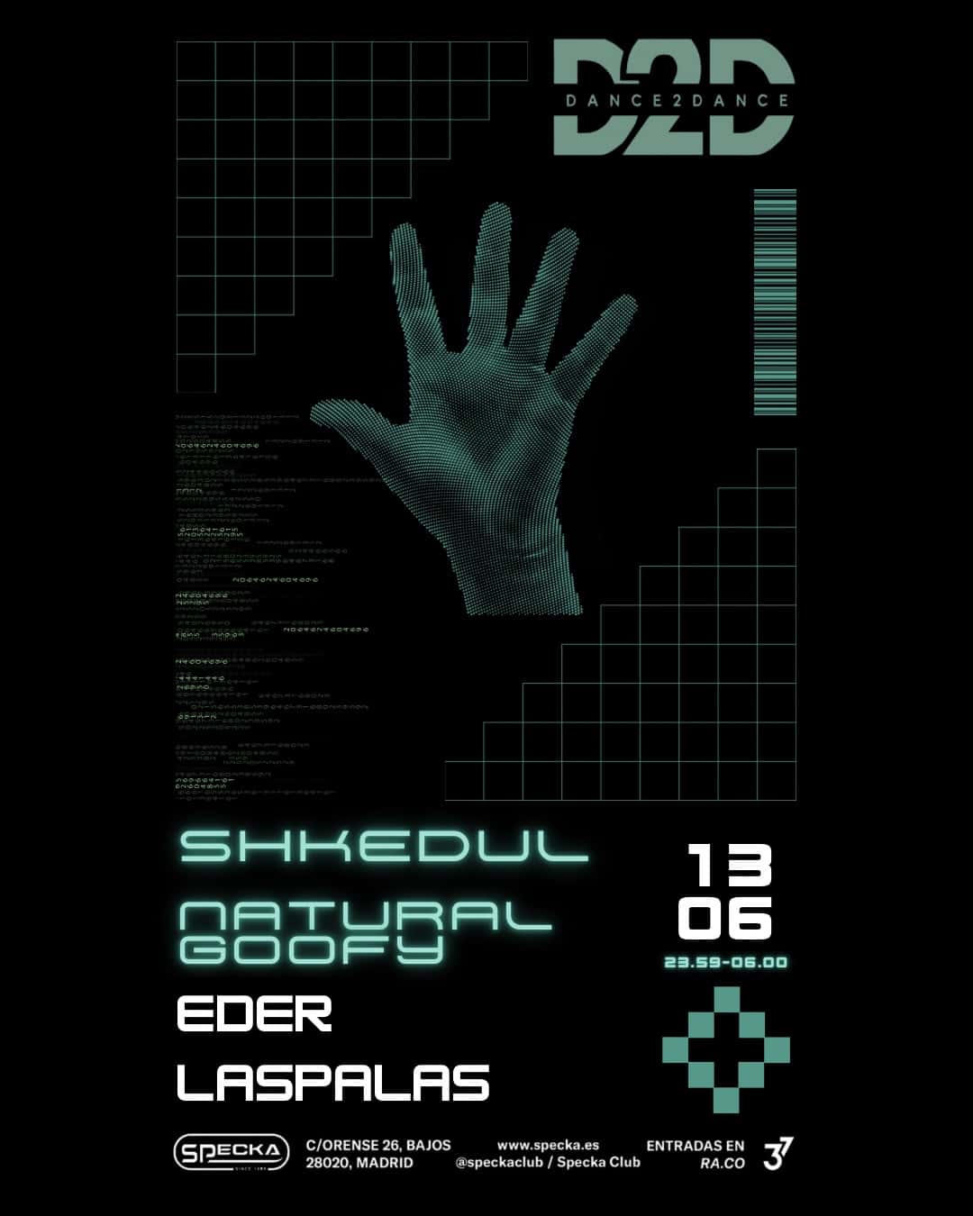 Flyer de Dance2Dance I Specka Club