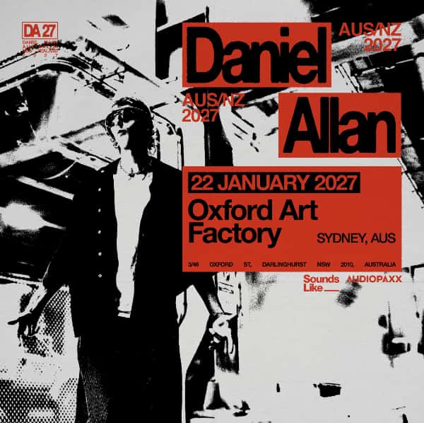 Flyer of DANIEL ALLAN — AUSTRALIAN TOUR 2027