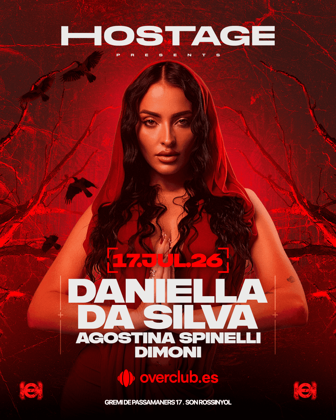 Flyer de DANIELLA DA SILVA by HOSTAGE