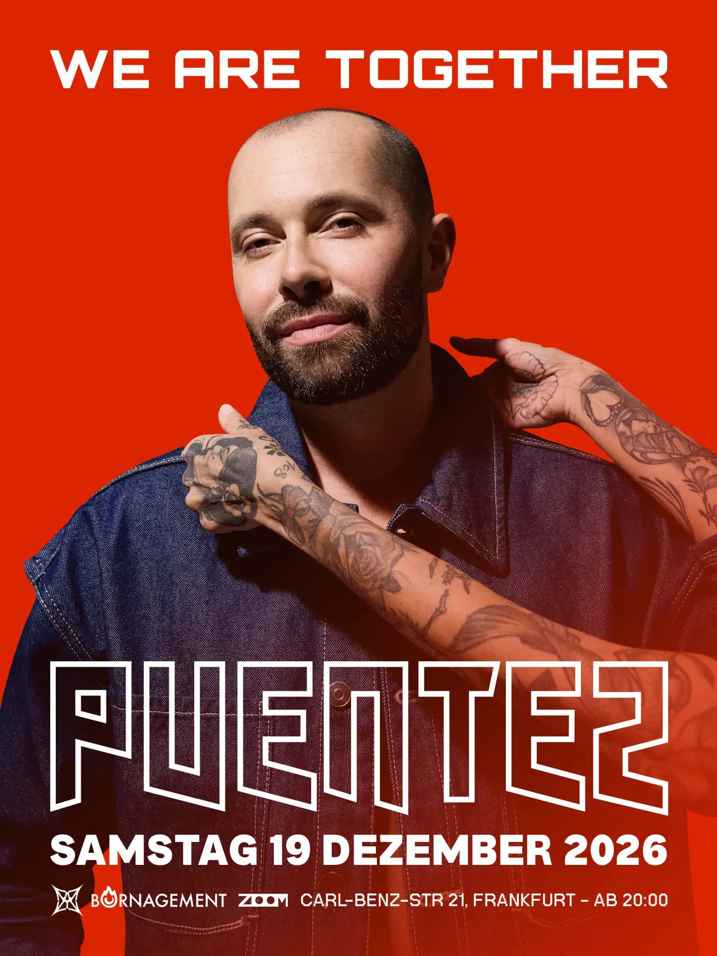 Flyer de David Puentez