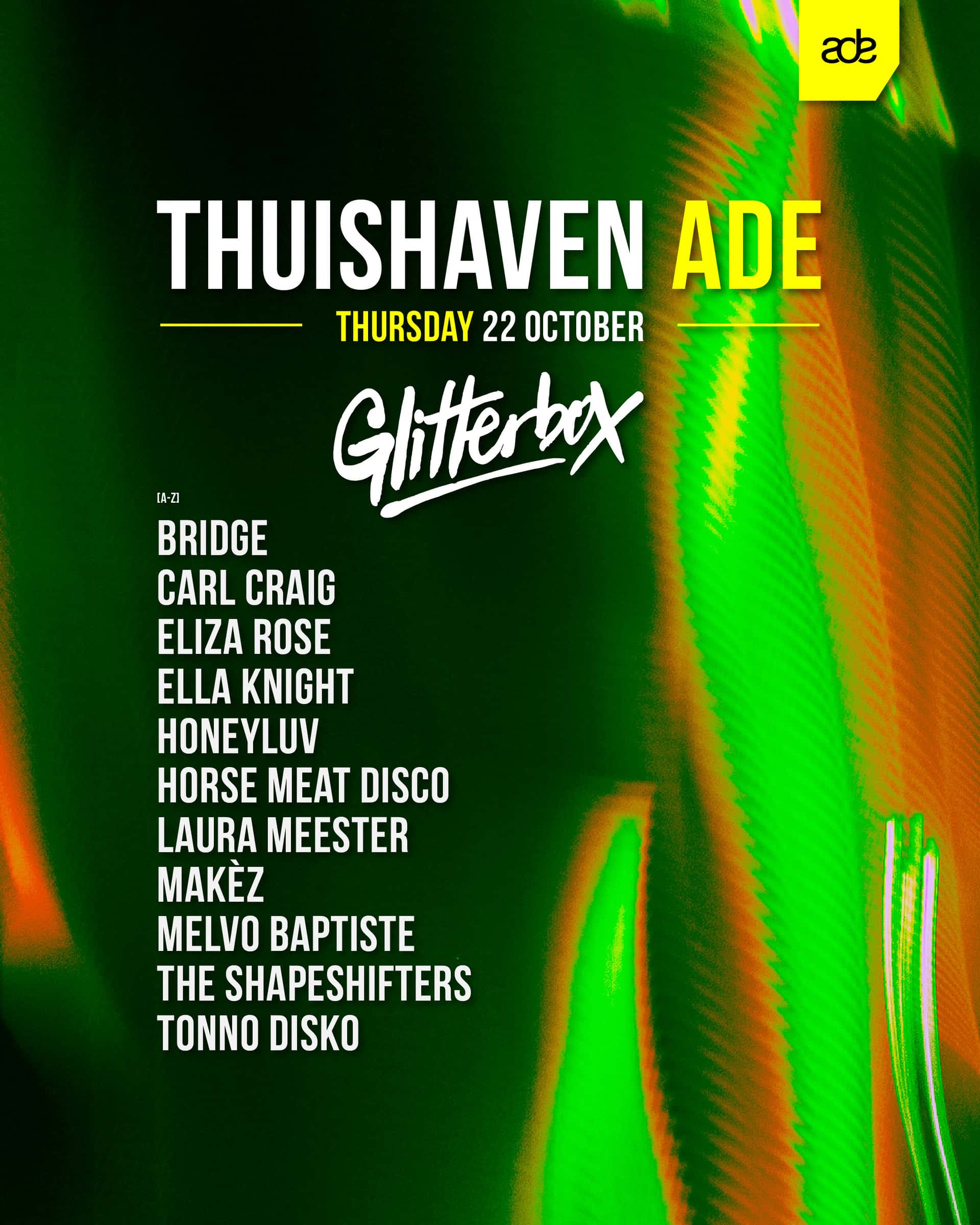 Flyer of Thursday Day w/ Glitterbox