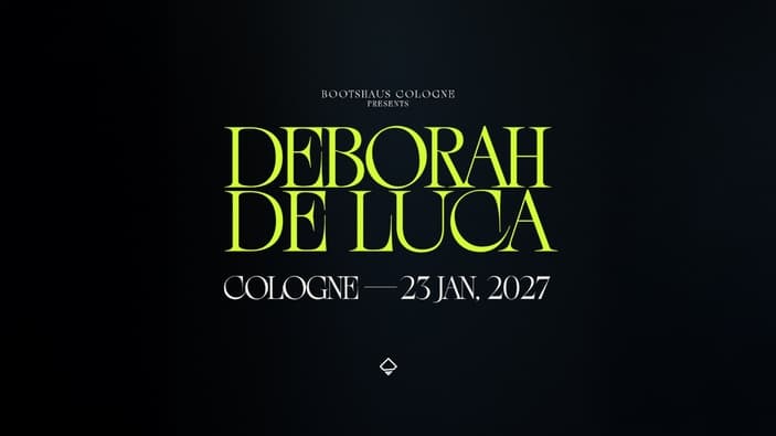 Cartel 1 de DEBORAH DE LUCA pres by Bootshaus