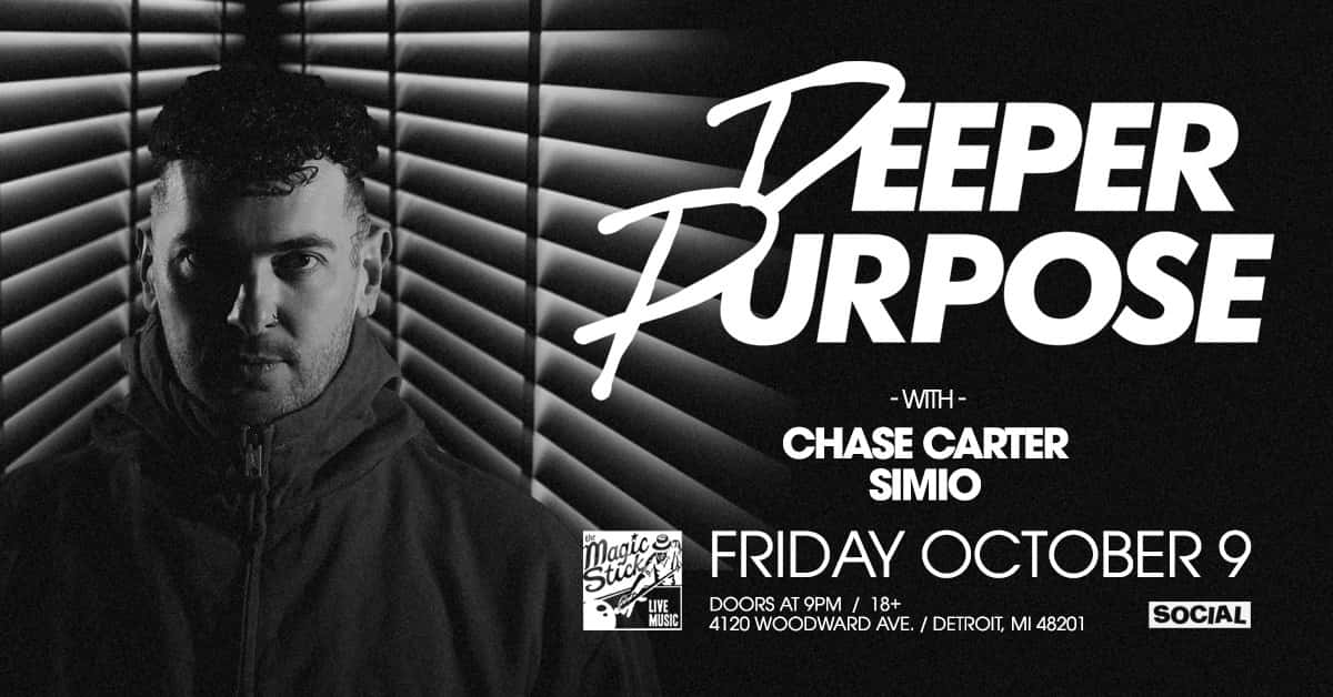 Flyer of Deeper Purpose - NEW DATE