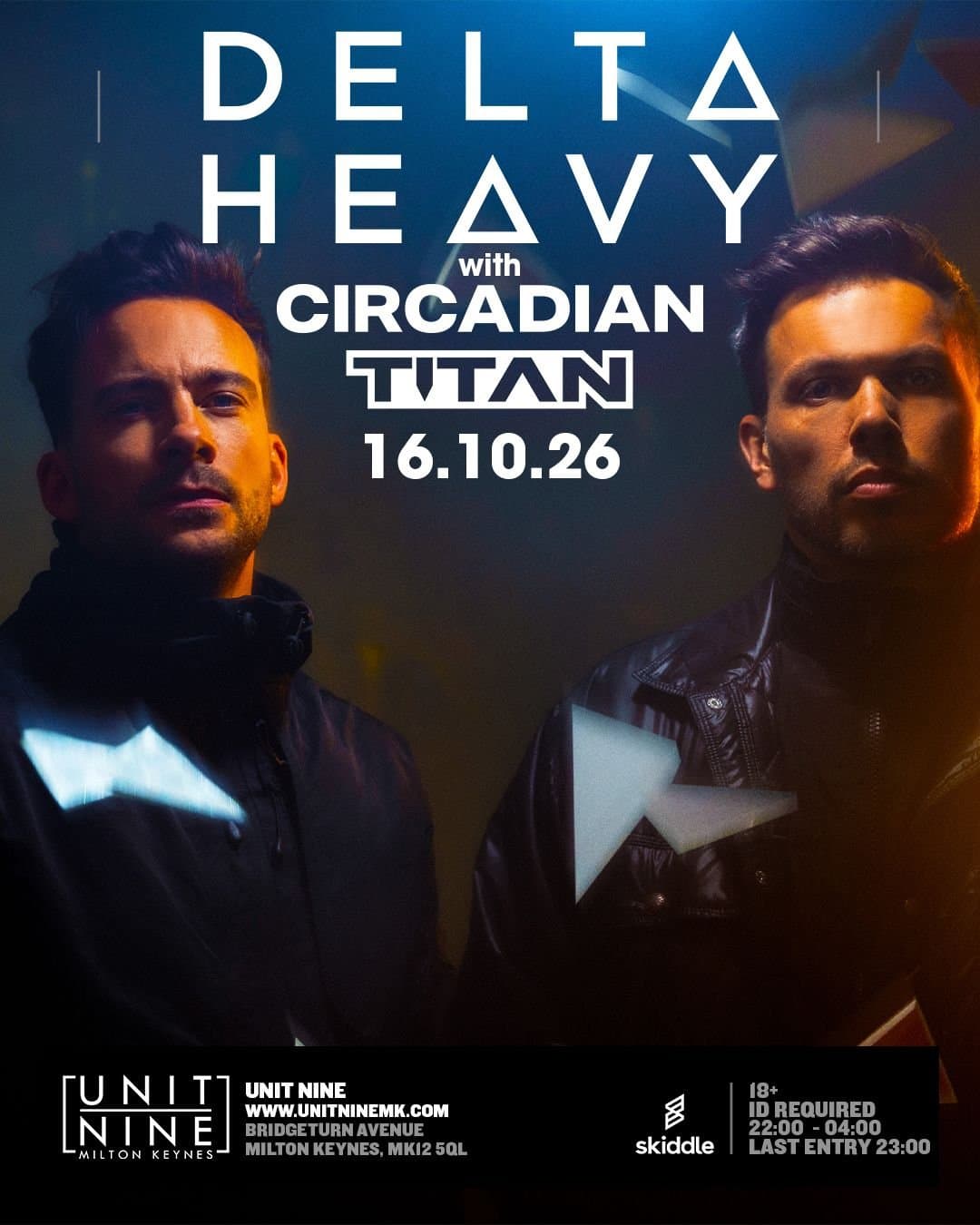DELTA HEAVY, Circadian, Titan & More! Milton Keynes