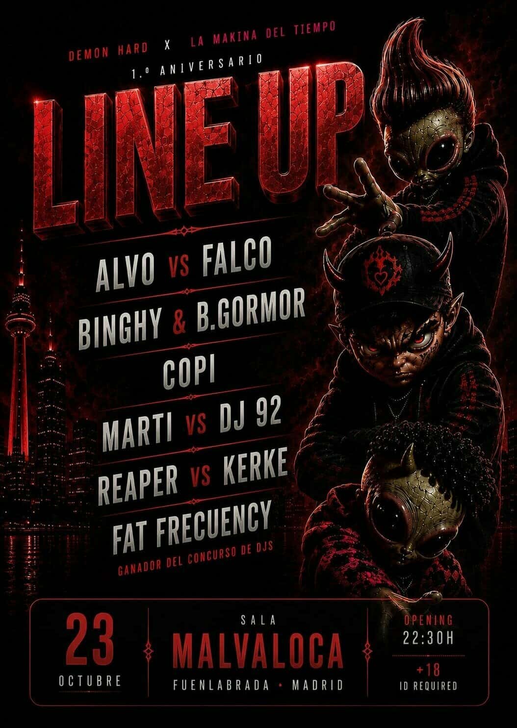 Flyer of Demon hard x LMDT