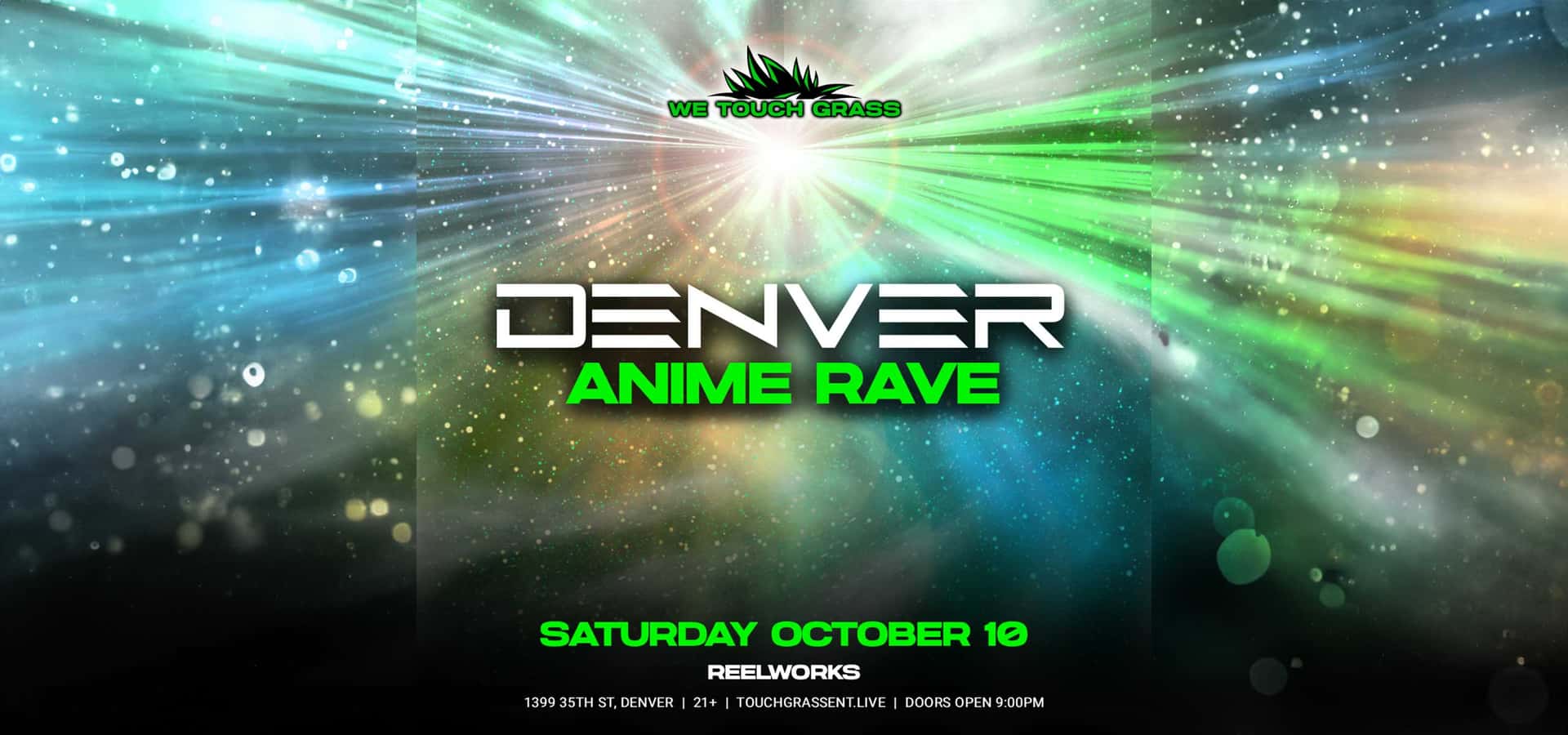 Flyer de Denver Anime Rave