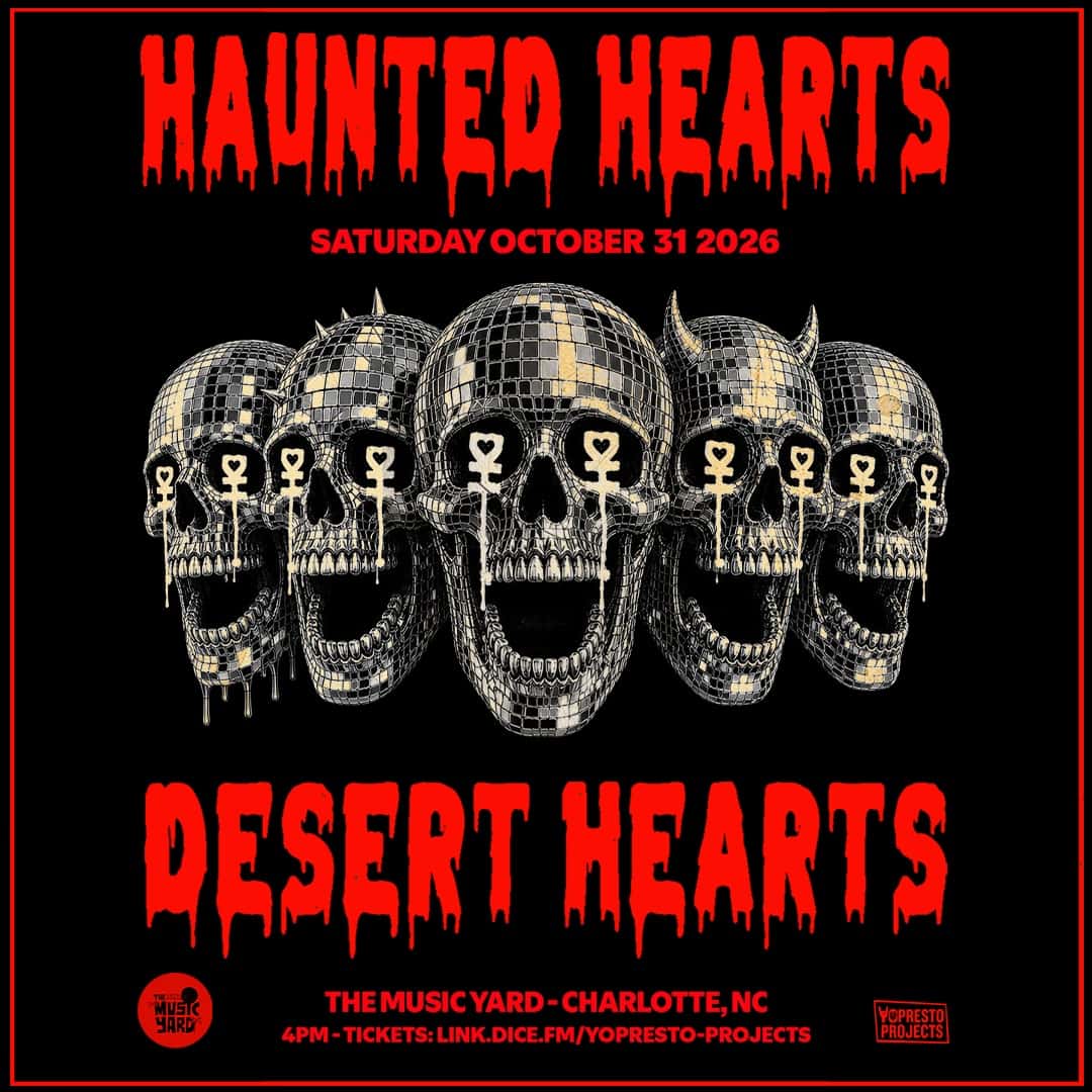 Flyer of Desert Hearts - Haunted Hearts w/ Marbs & Mikey Lion