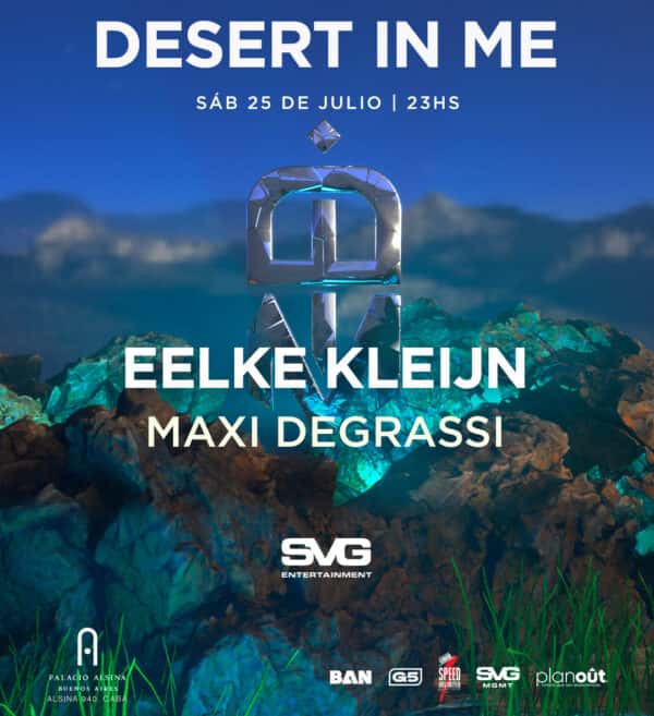 Flyer of DESERT IN ME X EELKE KLEIJN X PALACIO ALSINA 25.7