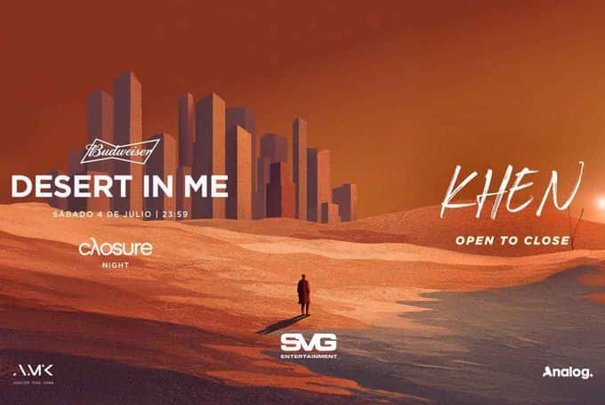 Cartel de Desert In Me x Khen x AMK