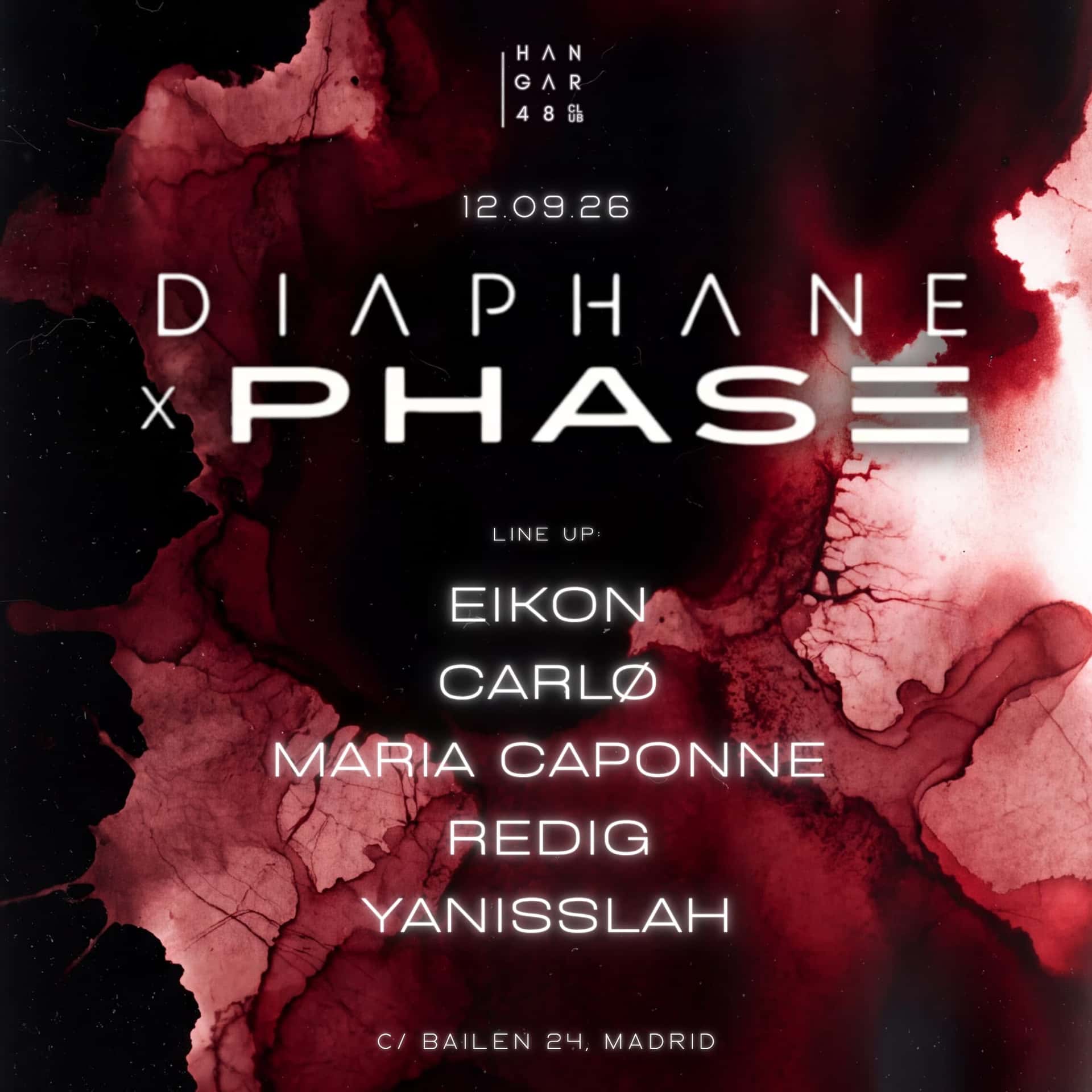 Flyer de DIAPHANE X PHASE