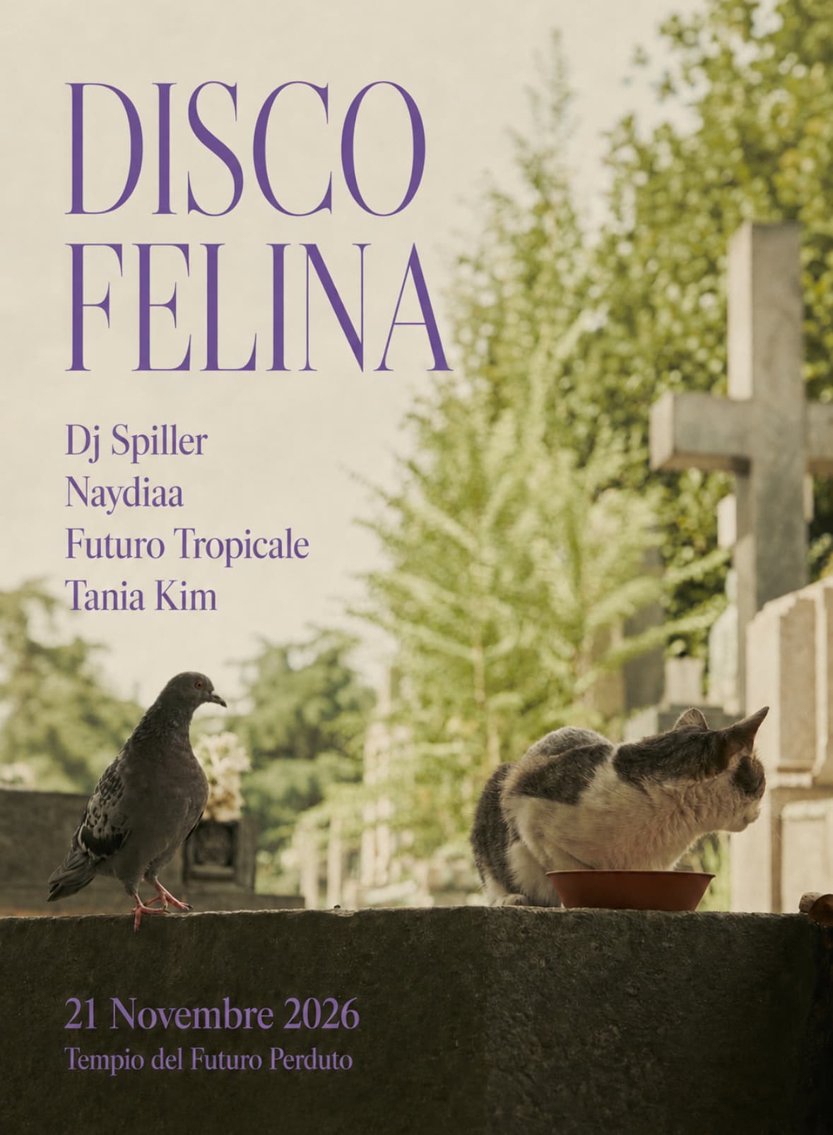 DISCO FELINA: Dj Spiller, Futuro Tropicale, Naydiaa, Tania Kim