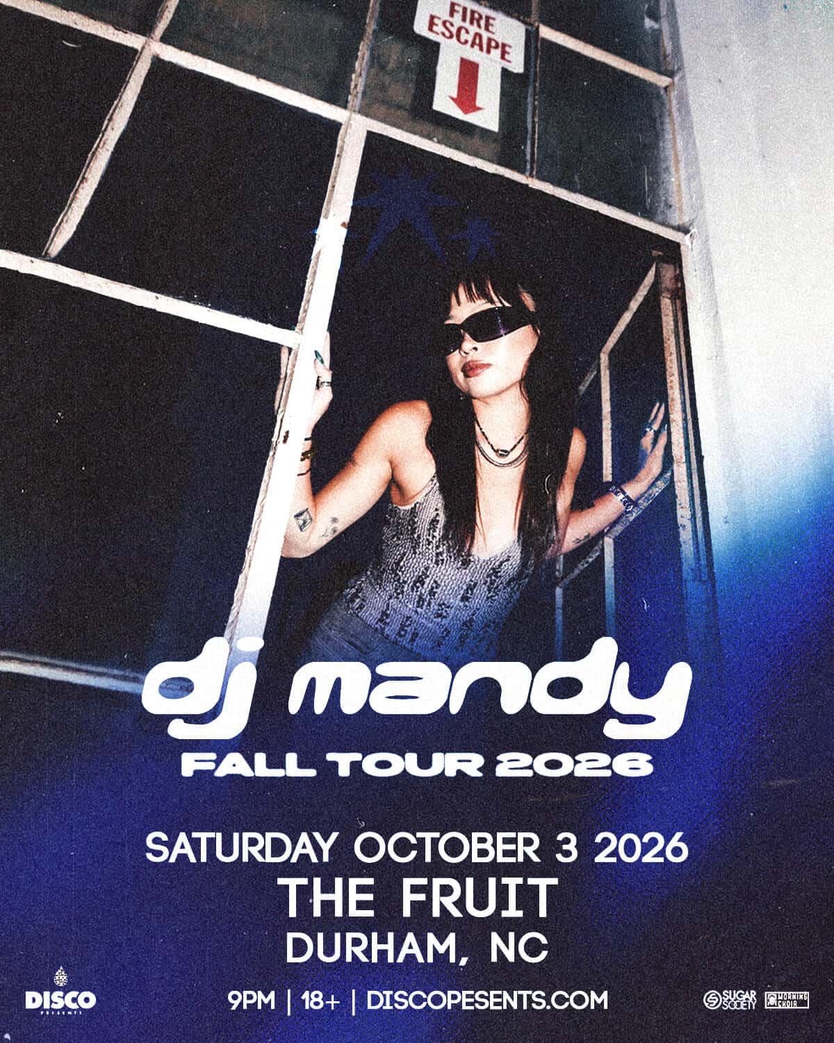 Flyer of DJ Mandy at The Fruit