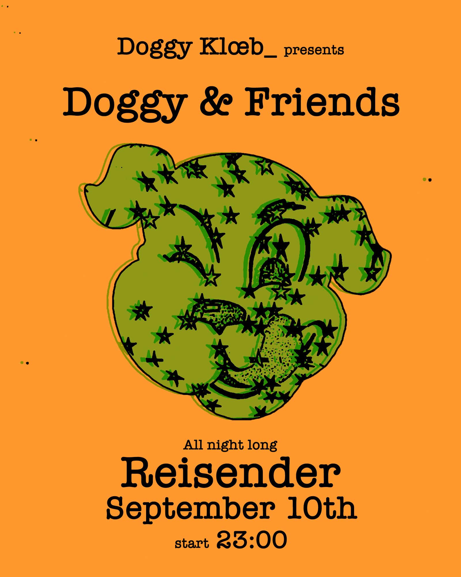 Cartel de Doggy & Friends: Reisender