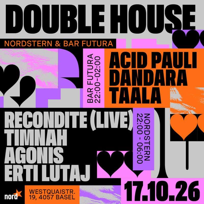 Flyer of Double House w/ Acid Pauli & Recondite