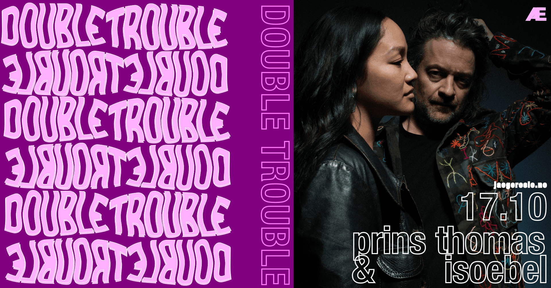 Flyer de Double Trouble: Prins Thomas + Isoebel