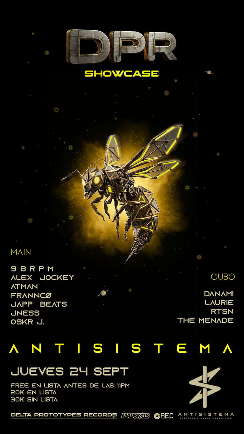 Flyer de DPR showcase