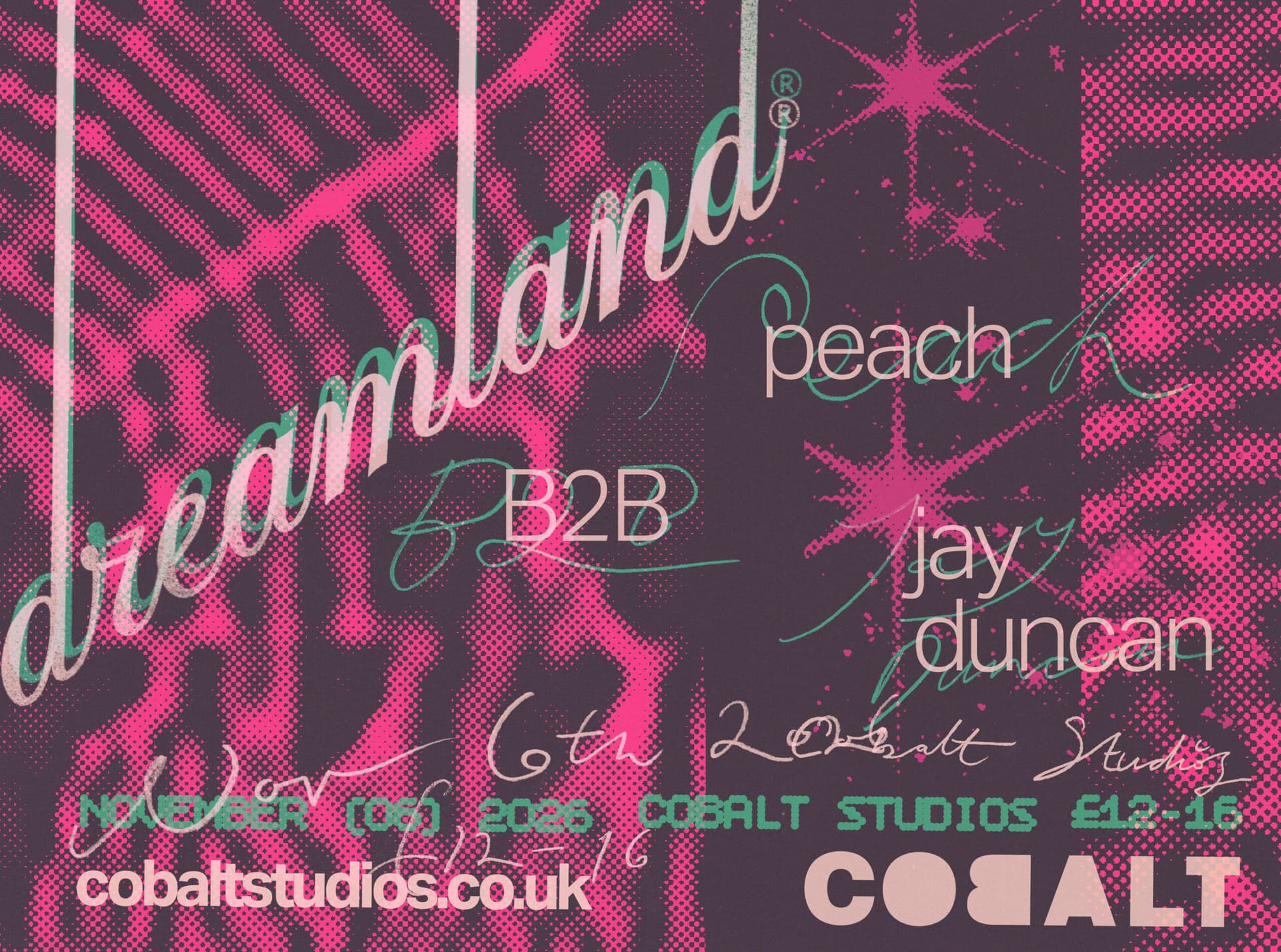 dreamland: Peach b2b Jay Duncan All Night Long