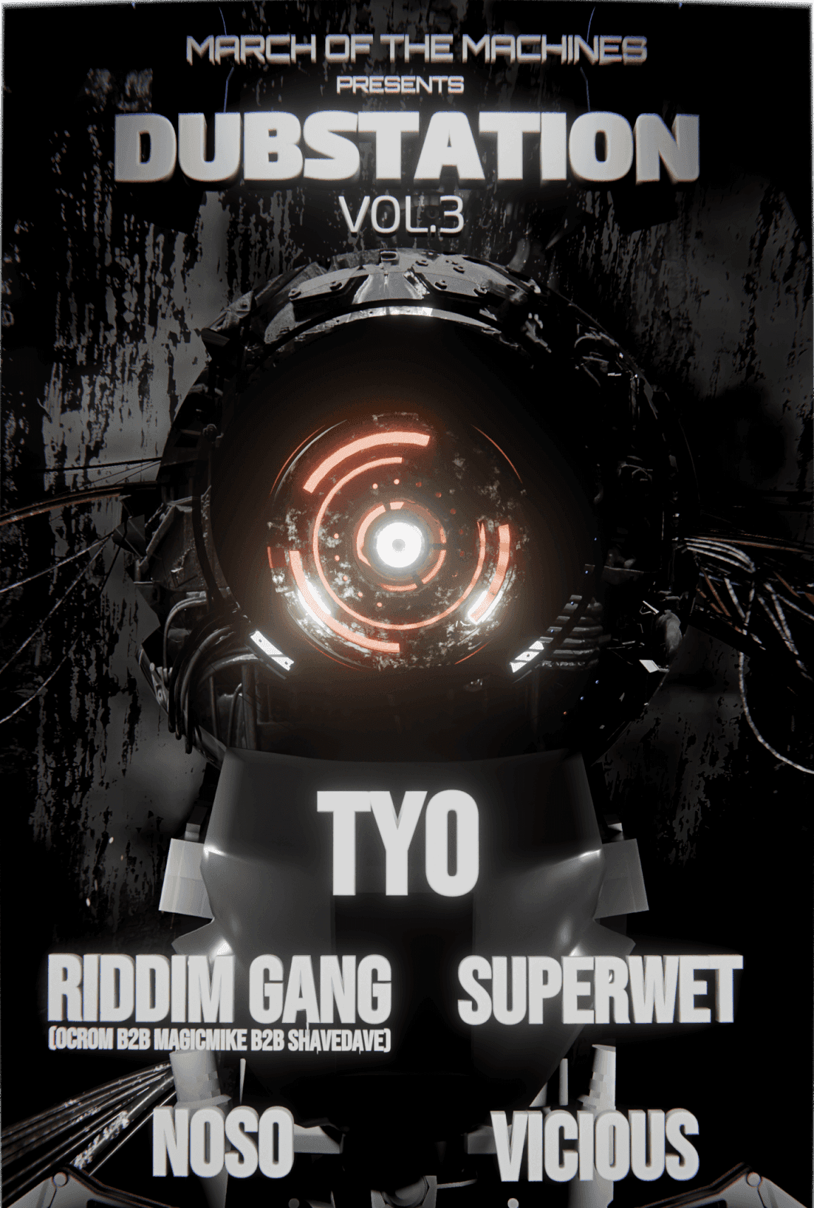 Flyer de DUBSTATION Vol. 3