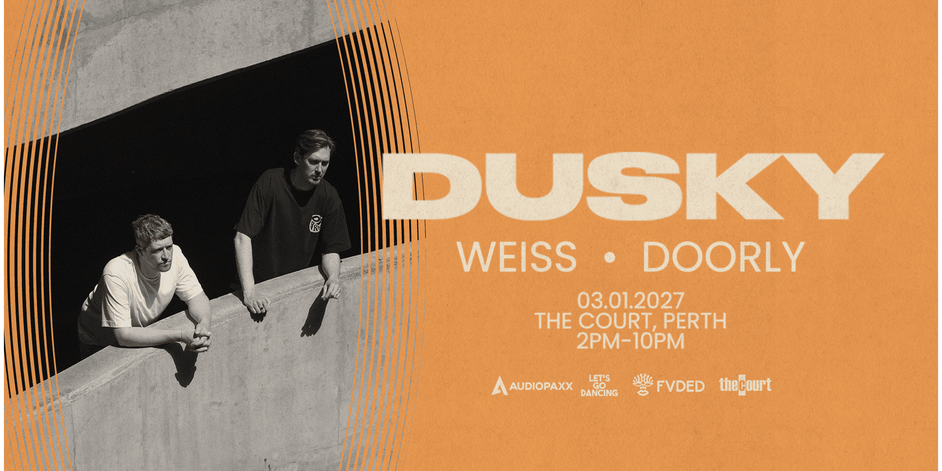 Flyer of DUSKY (UK) - SIGNALS TOUR 2026/2027