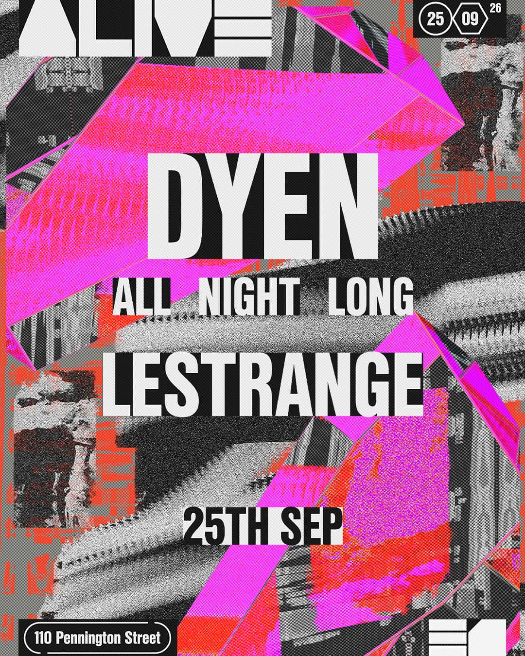 Flyer de DYEN (ALL NIGHT LONG)