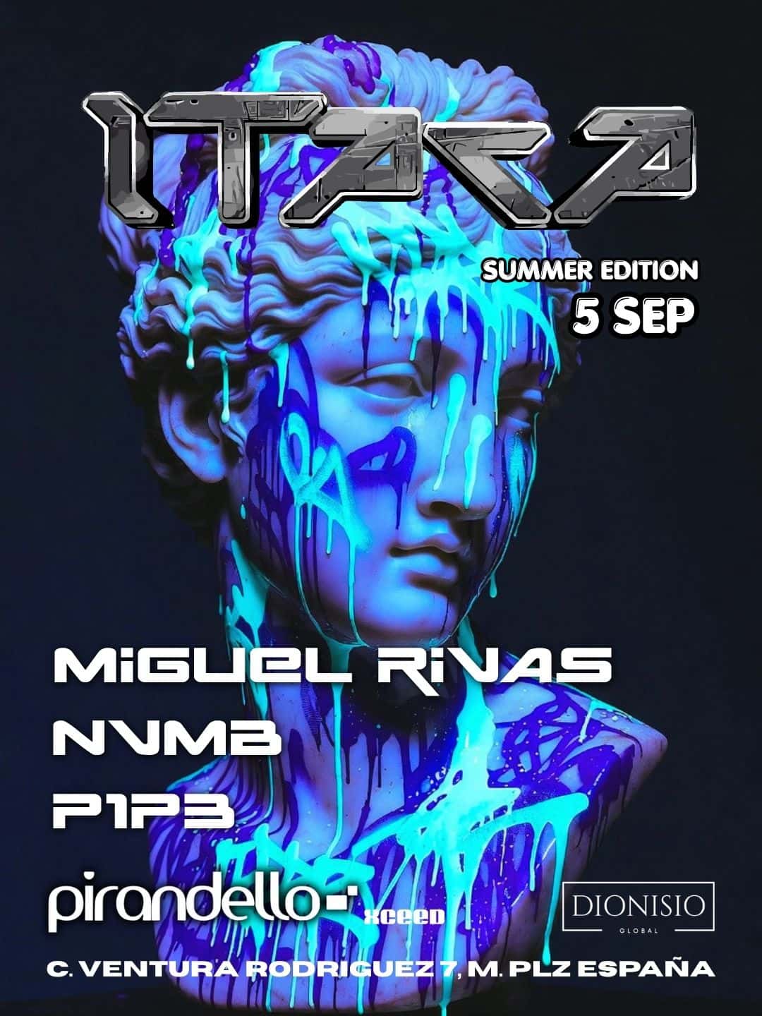 Cartel de ITACA LAST SUMMER EDITION WITH Miguel Rivas, NVMB ND P1P3