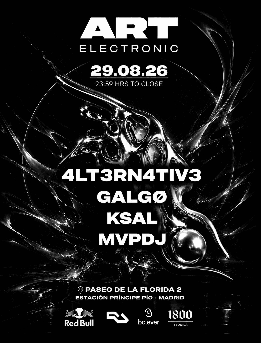 Cartel de ART ELECTRONIC UNDERGROUND