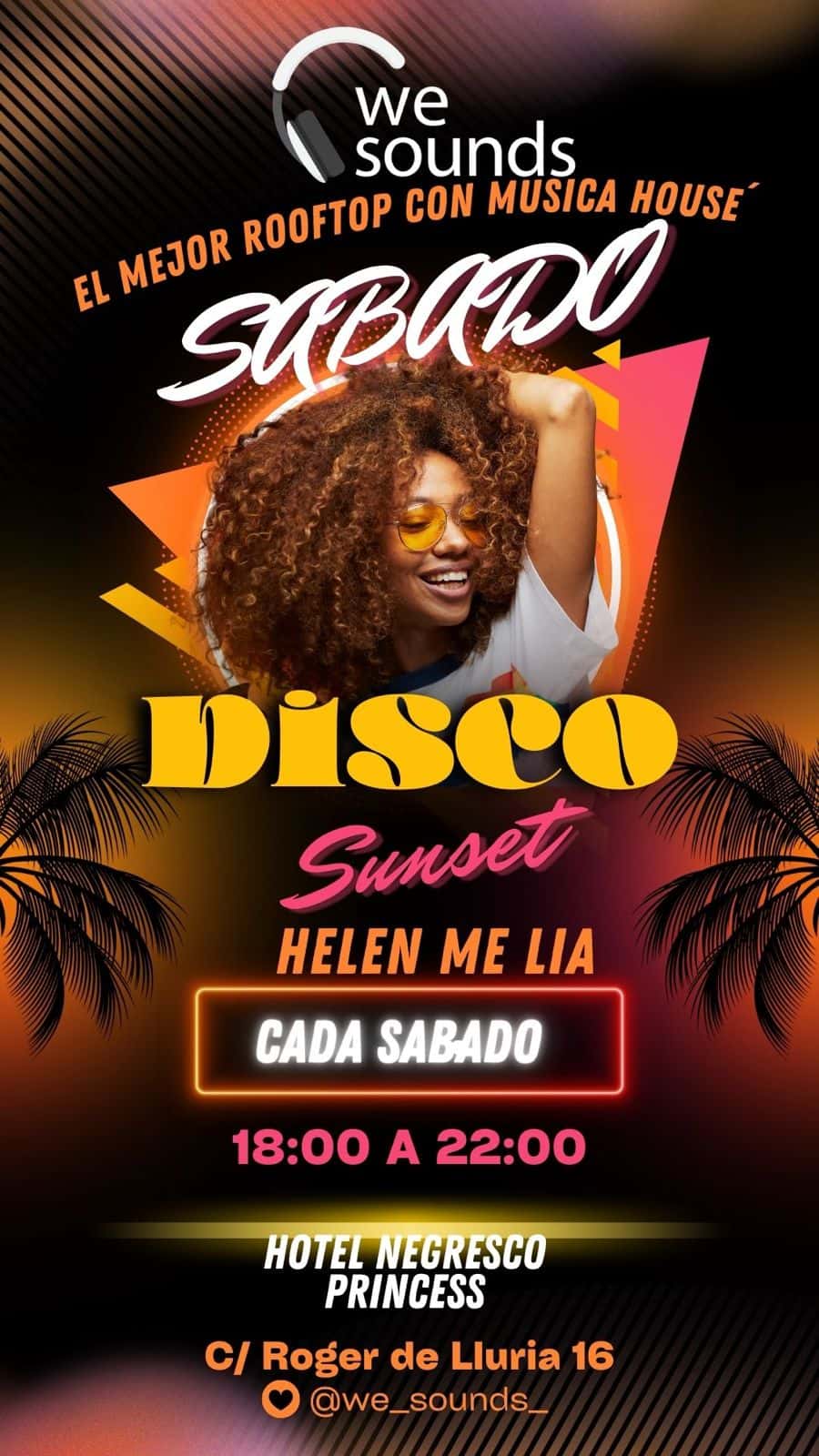 Cartel de DISCO HOUSE ROOTOP PARTY