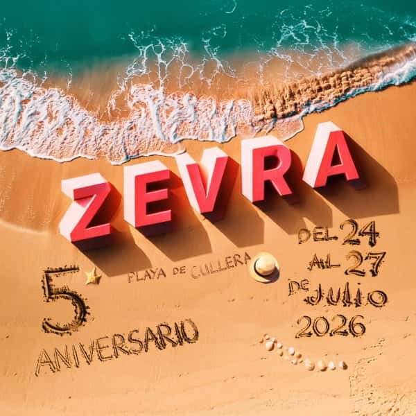 Flyer de Zevra Festival 2026 - Domingo, 26