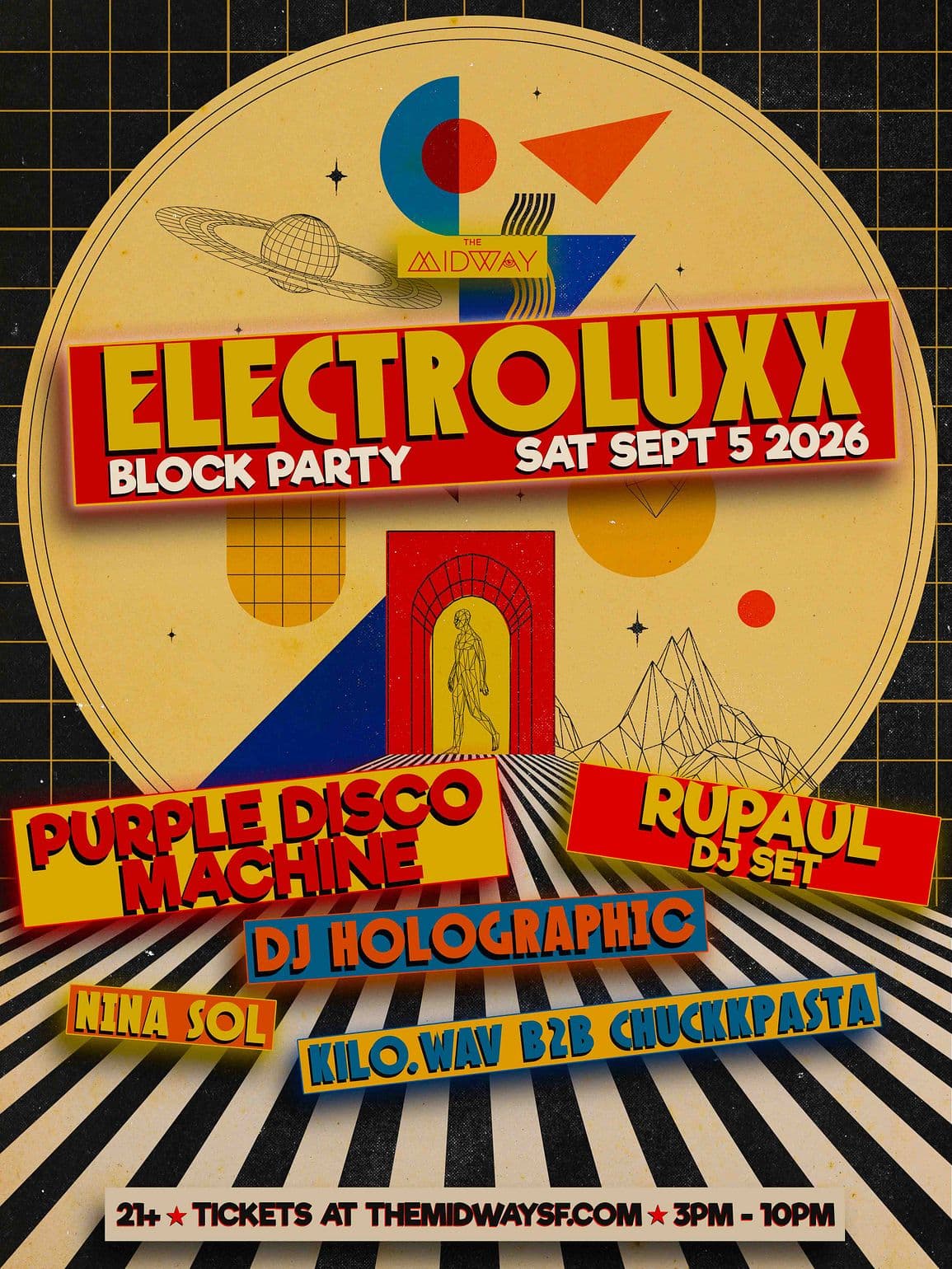 Electroluxx Block Party: Purple Disco Machine, RuPaul + More