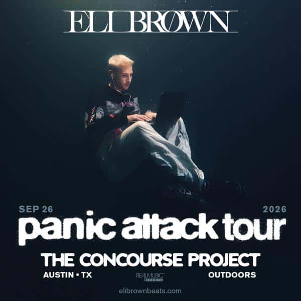 Flyer de Eli Brown at The Concourse Project (Outdoors)