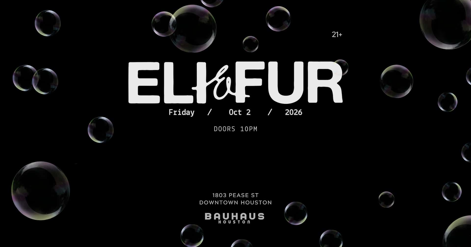 Flyer of Eli & Fur