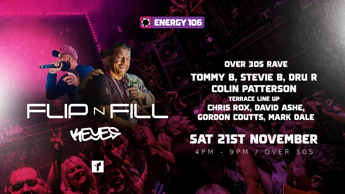 Energy 106's Day Rave 30+ Flip n Fill, Mc Keyes