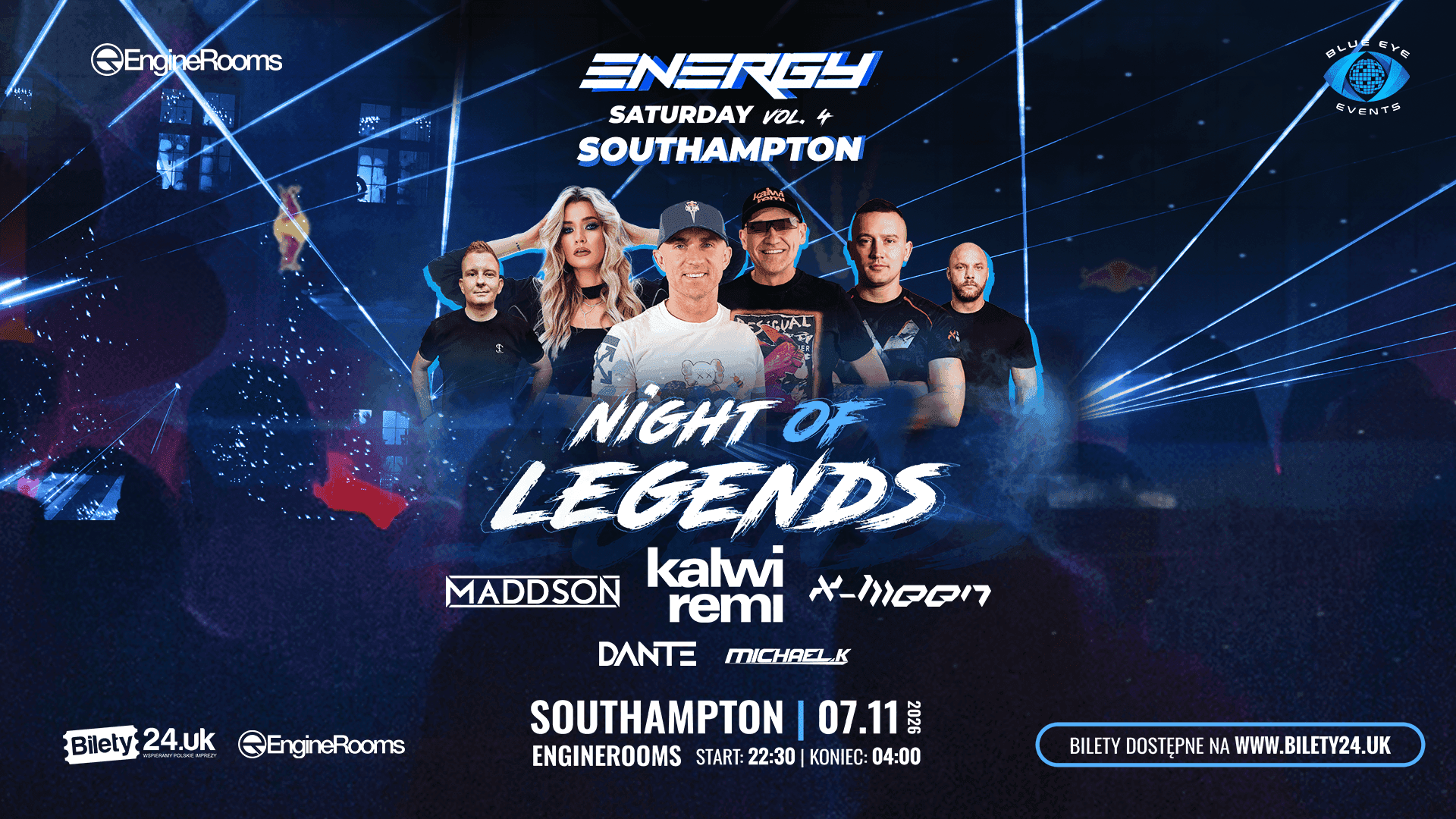 Flyer of Energy Saturday Vol. 4 Southampton