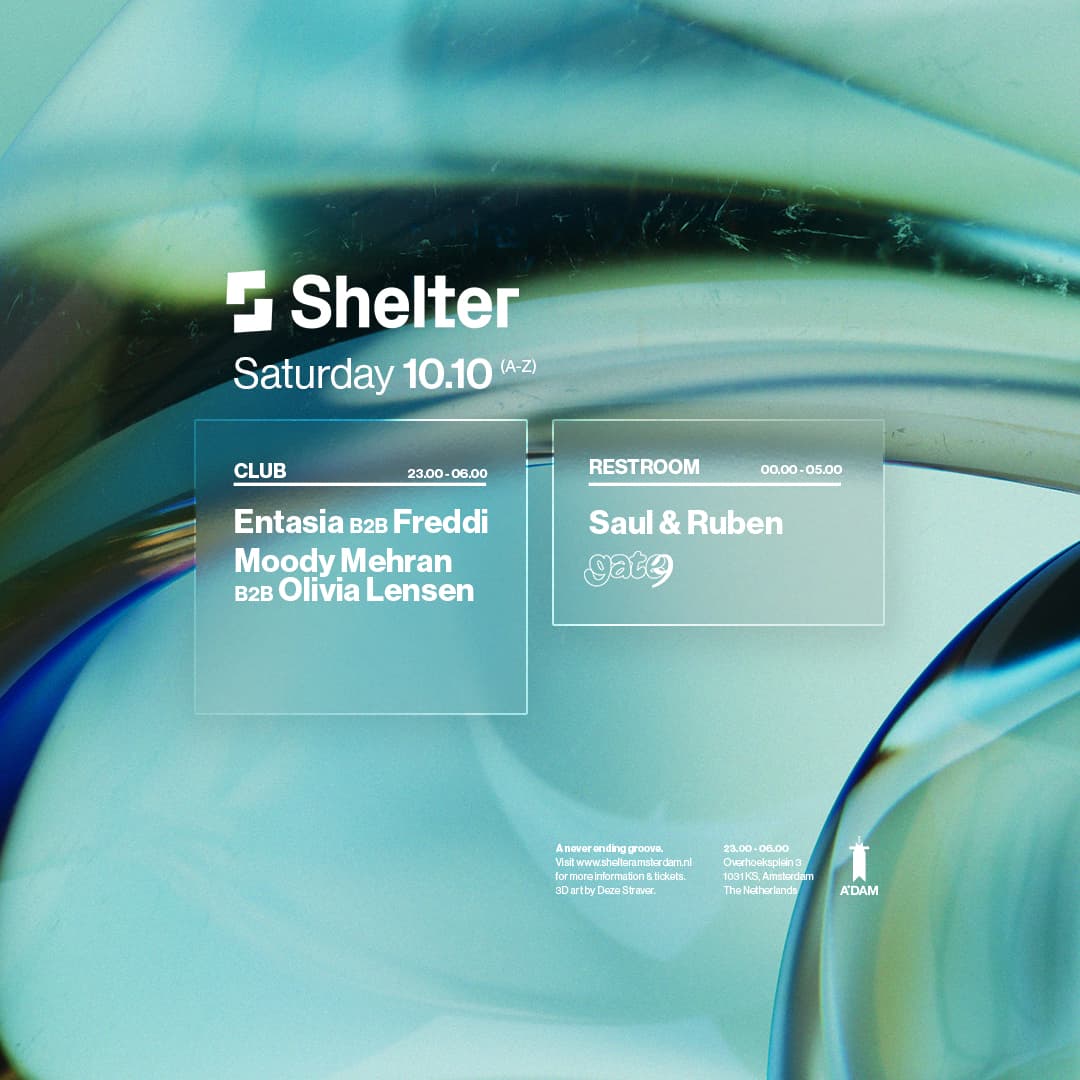 Entasia b2b Freddi, Moody Mehran b2b Olivia Lensen & more