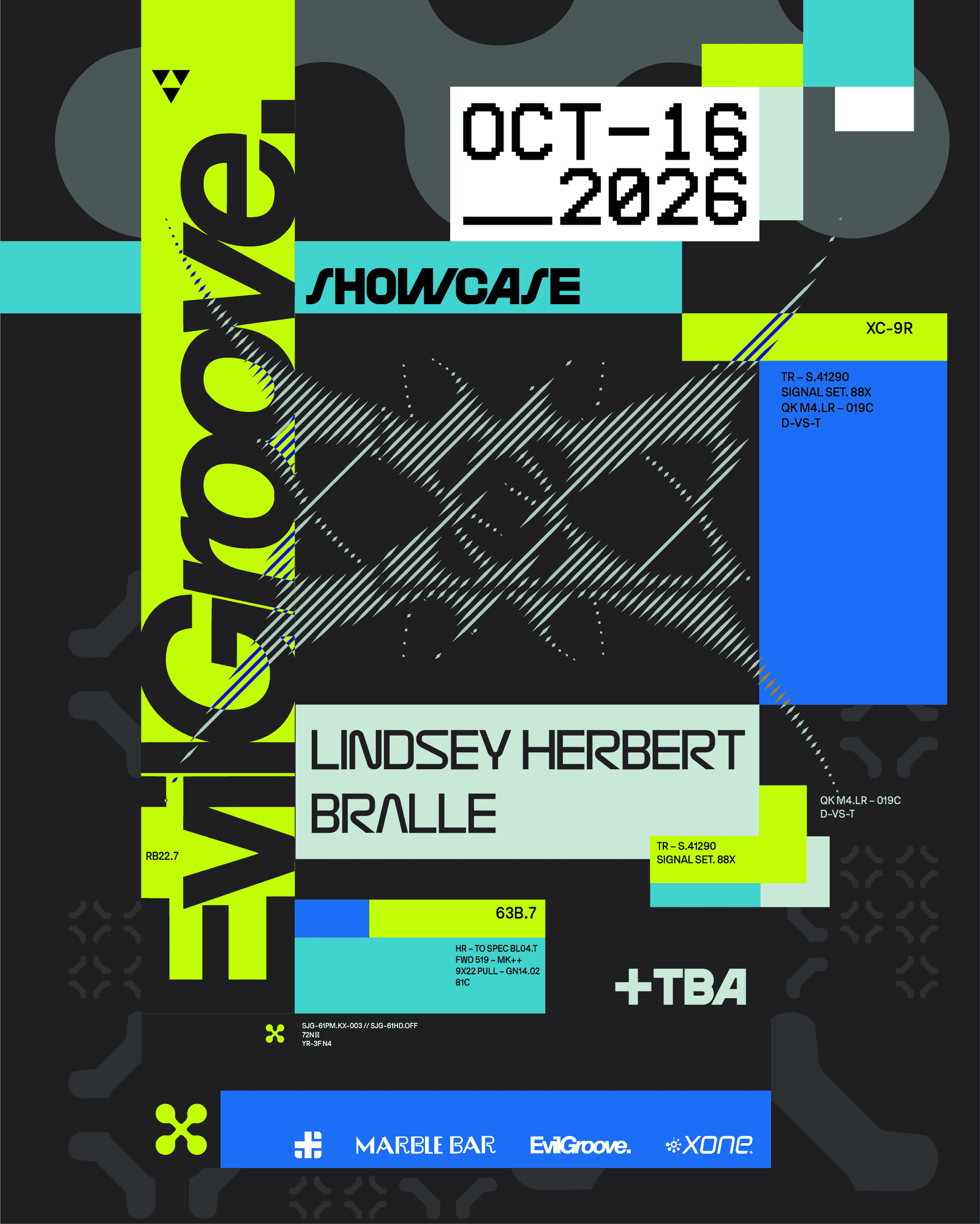 EvilGroove Records Showcase - Lindsey Herbert - BRALLE - Marble Bar