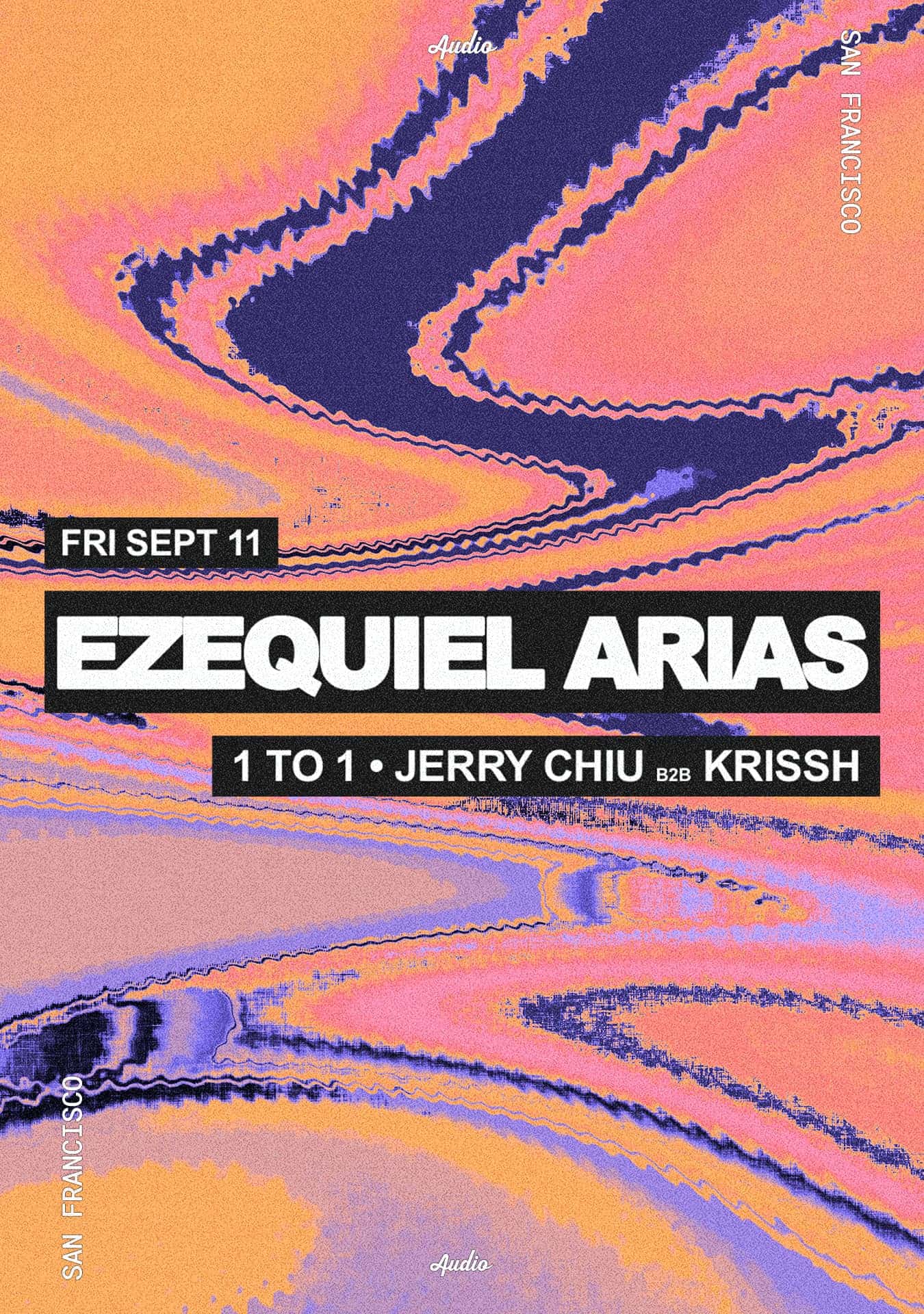 Flyer de Ezequiel Arias