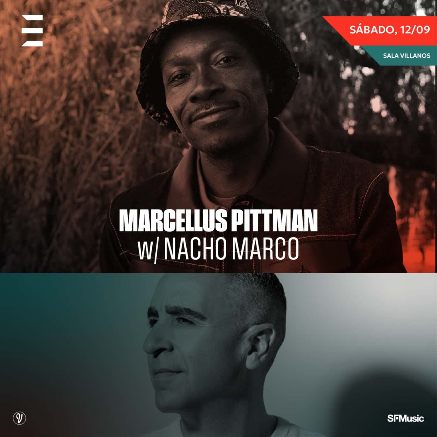Cartel de Marcellus Pittman + Nacho Marco