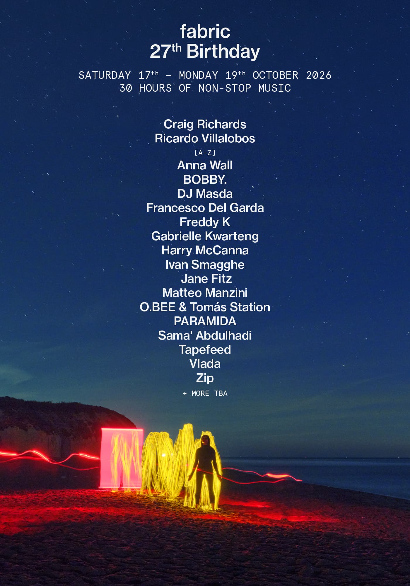 fabric 27th Birthday