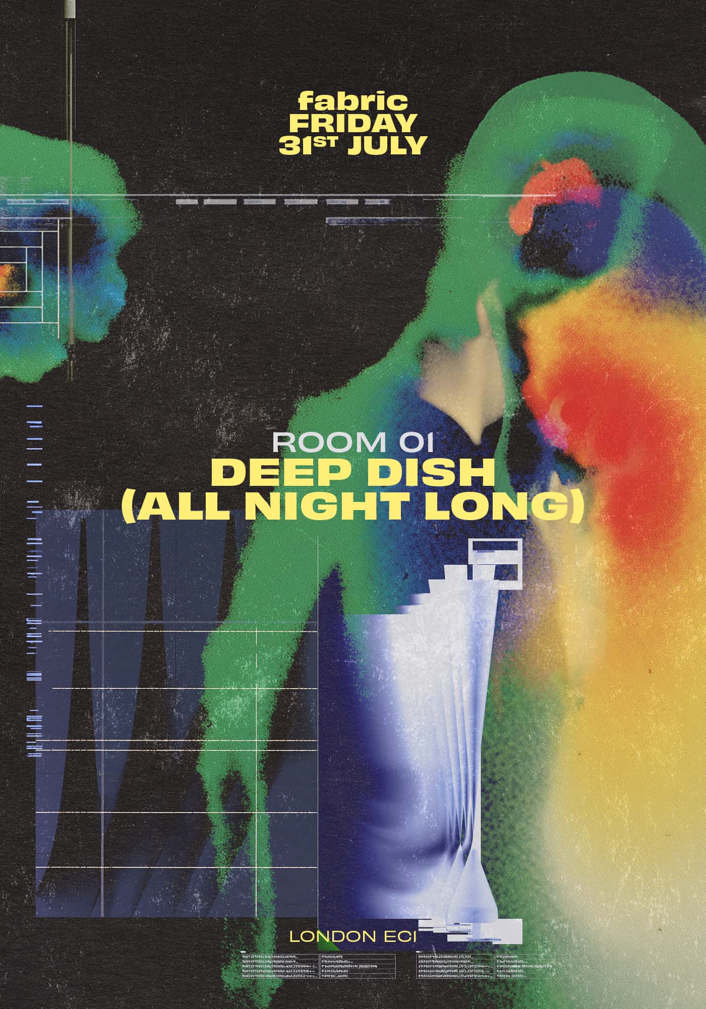 Flyer de fabric: Deep Dish - All Night Long