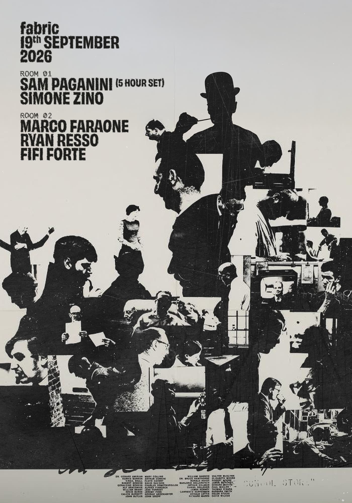 fabric: Sam Paganini, Simone Zino, Marco Faraone, FIFI FORTE, Ryan Resso