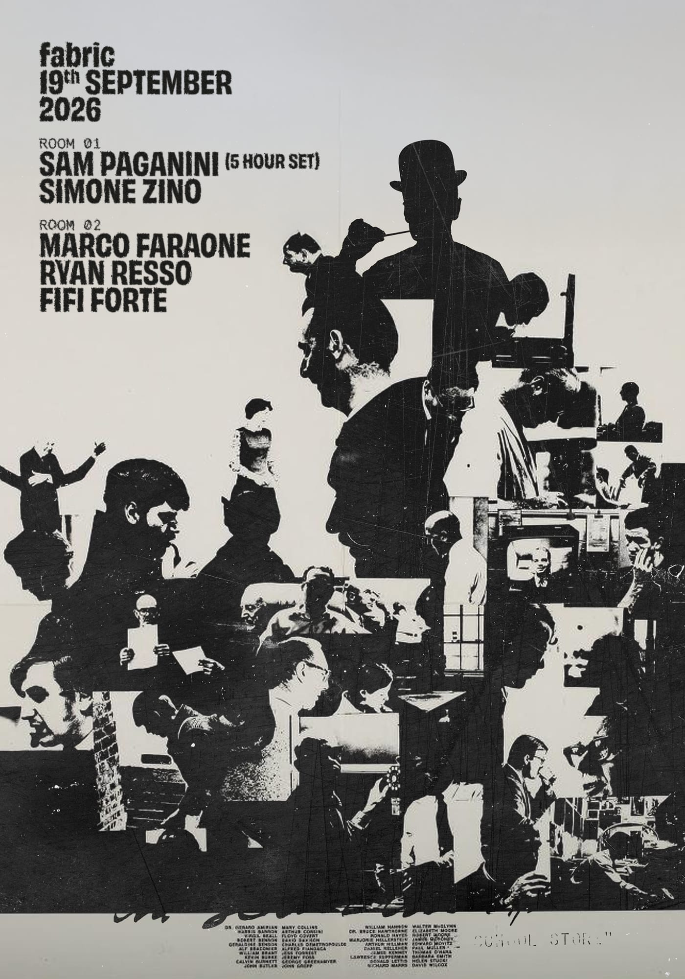 fabric: Sam Paganini, Simone Zino, Marco Faraone, FIFI FORTE, Ryan Resso