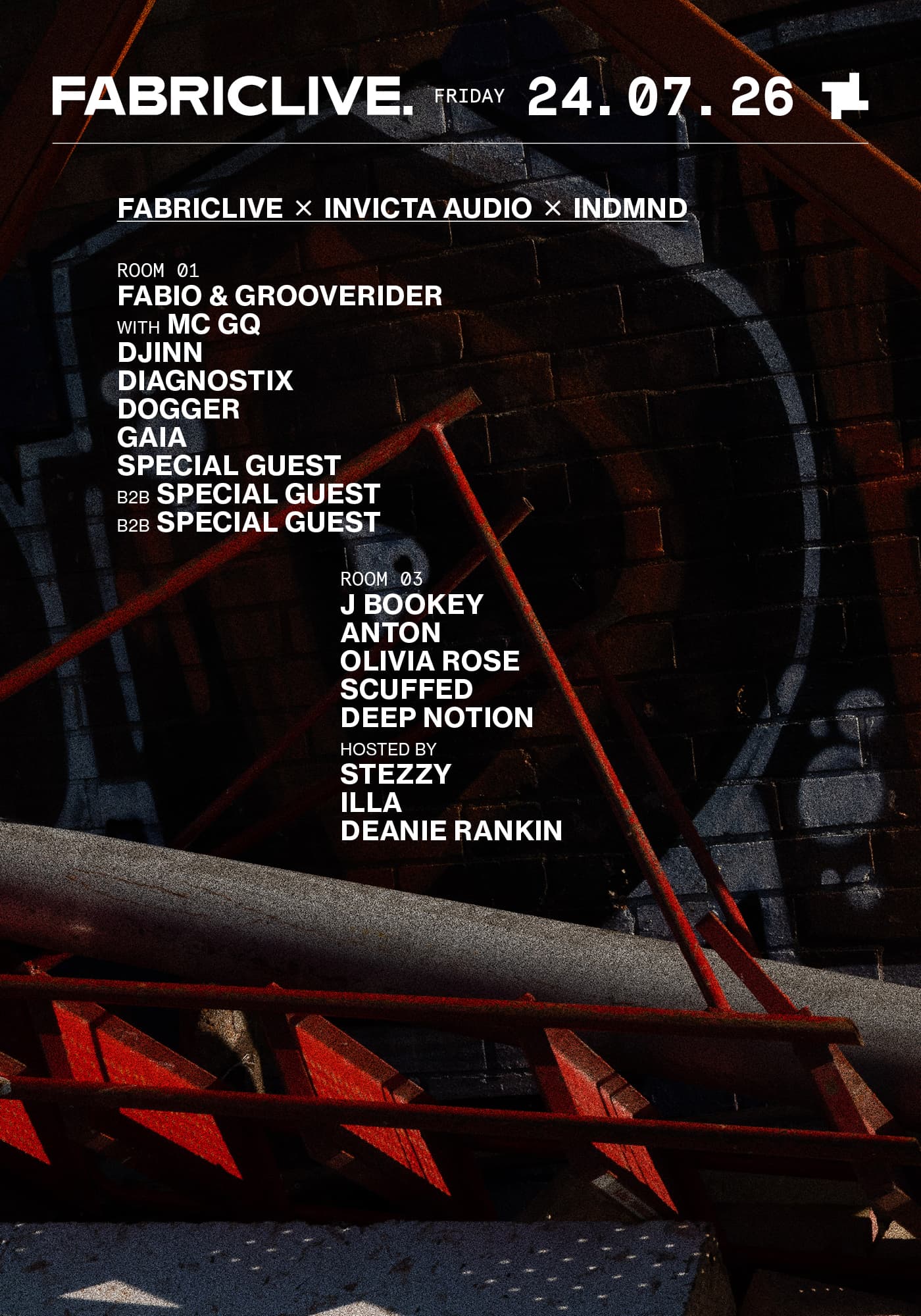 FABRICLIVE: Fabio & Grooverider w/ MC GQ, Djinn, Diagnostix, dogger, GAIA + more
