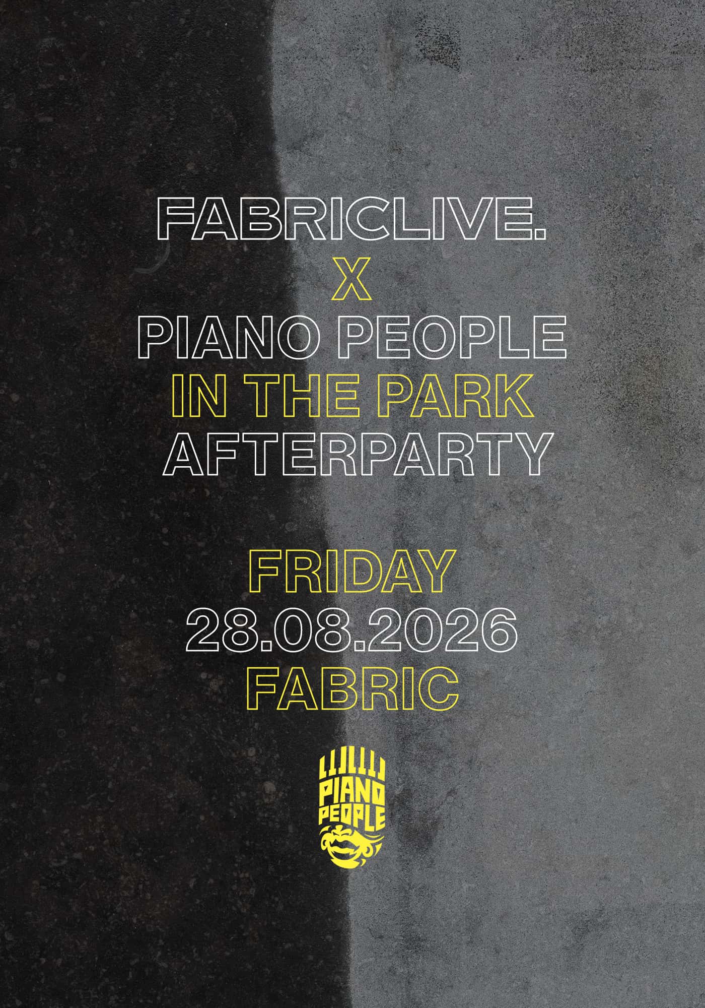 Cartel de FABRICLIVE: Piano People Afterparty