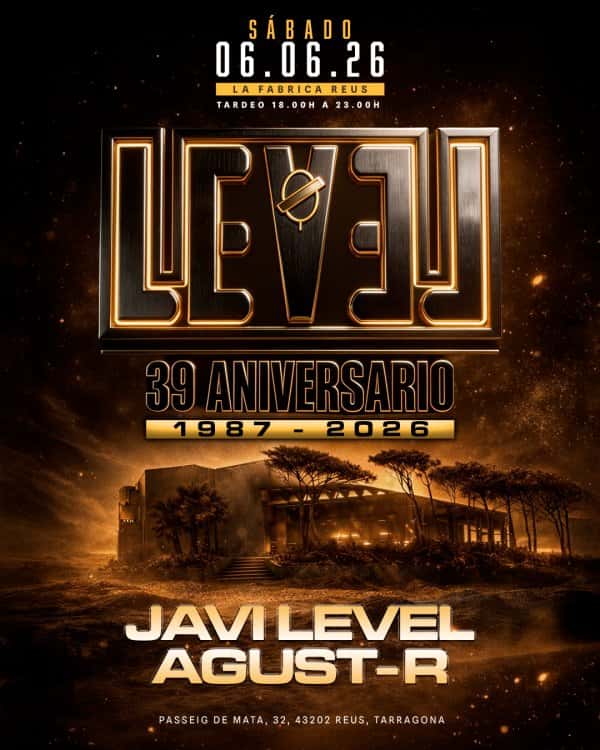Cartel de Aniversario LEVEL 1987 - 2026