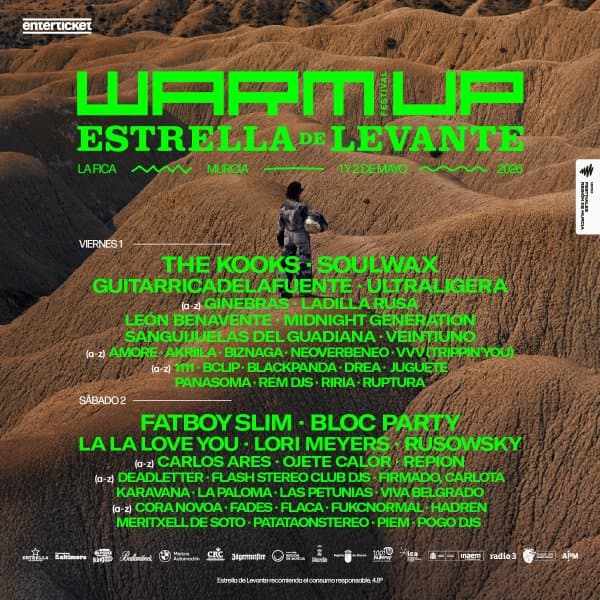 Cartel de WARM UP Estrella de Levante - Sábado, 2