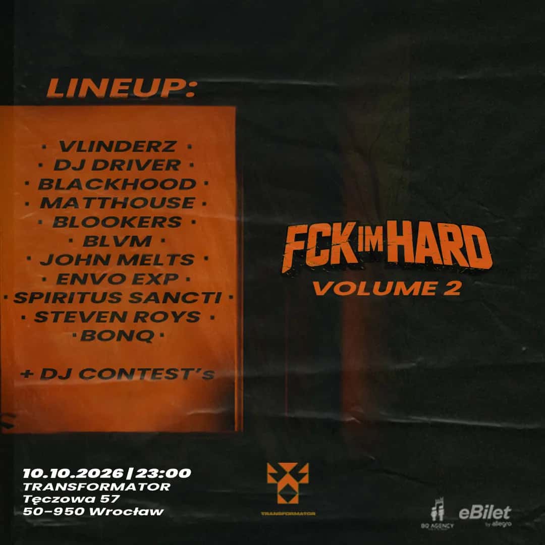 Flyer de FCK I'M HARD vol. 2