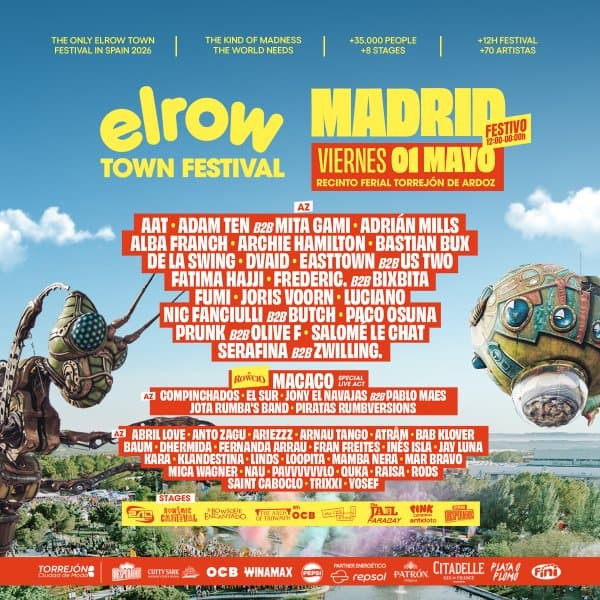 Cartel 2 de elrow Town Madrid